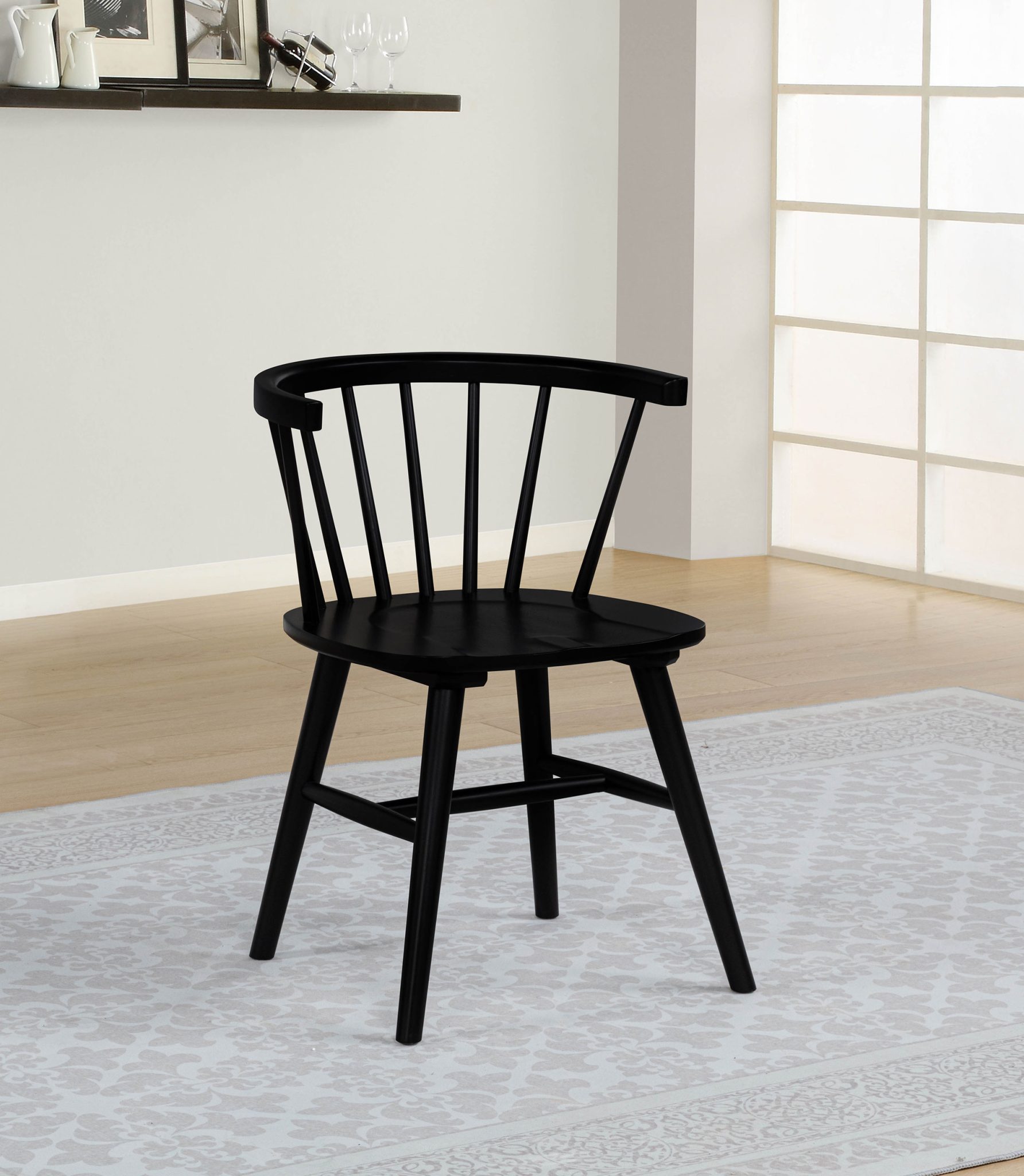 Jeffries Windsor Wood Dining Side Chair (Set of 2) - Image 2