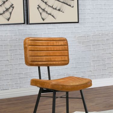Partridge Leather Counter Chair (Set of 2)
