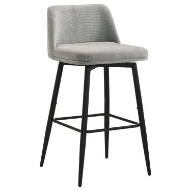Mellor Swivel Bar Chair Grey (Set of 2)
