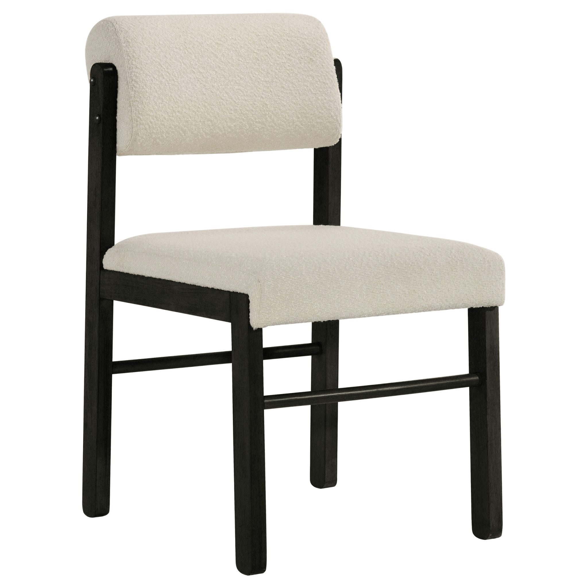 Kehoe Upholstered Dining Side Chair Cream (Set of 2) - Image 3