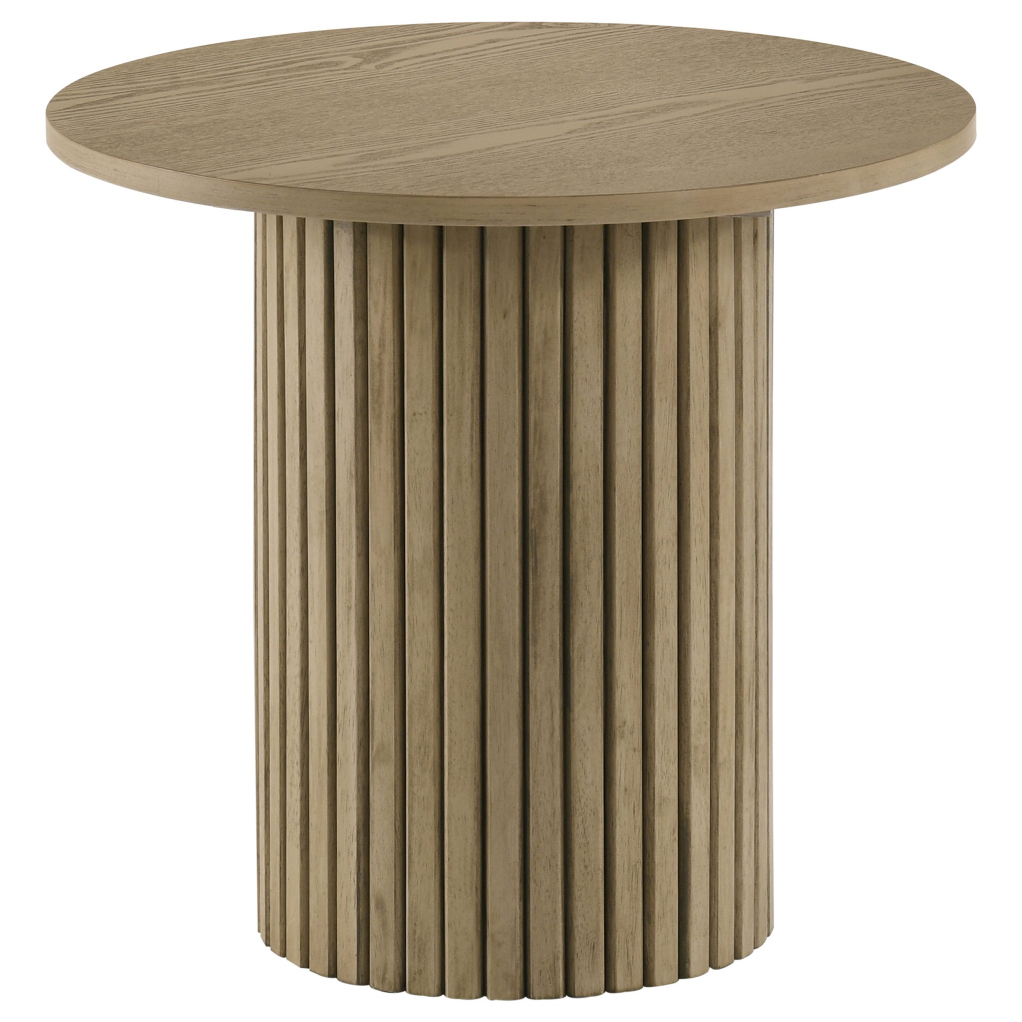 Hamlyn 5-piece Round Wood Counter Height Dining Set Natural Oak - Image 3