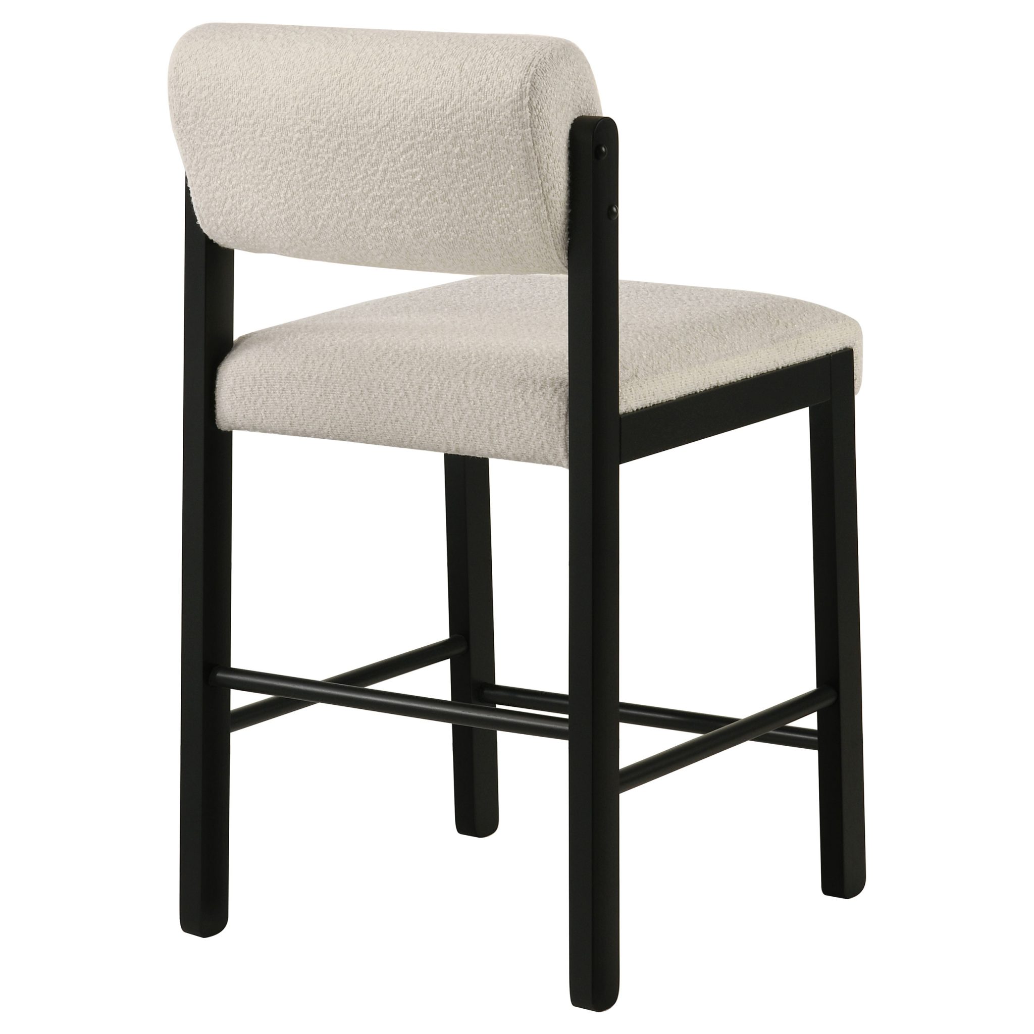 Kehoe Upholstered Counter Height Chair Cream and Black (Set of 2) - Image 8