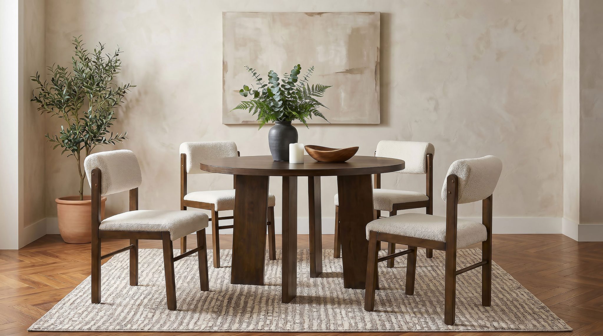 Strouse 47-inch Round Wood Dining Table - Image 11