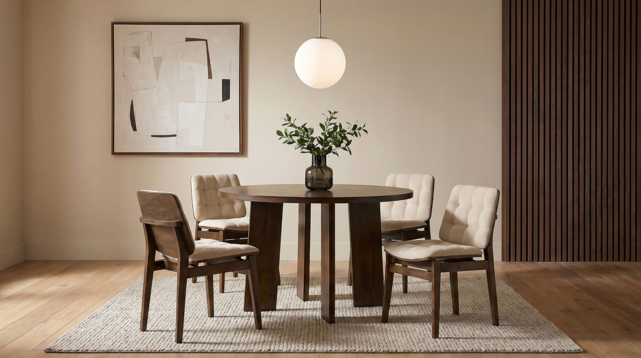 Strouse 47-inch Round Wood Dining Table - Image 13