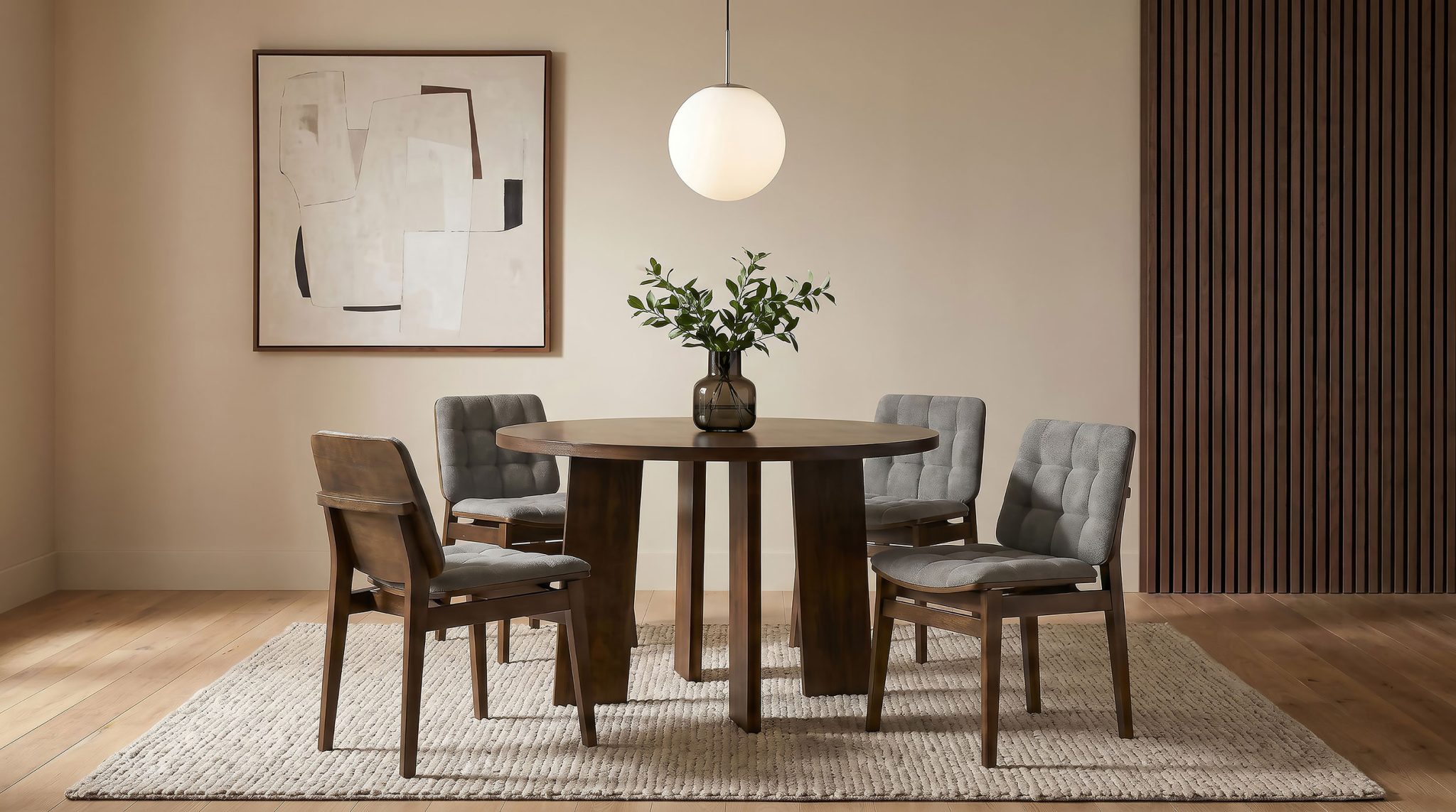 Strouse 47-inch Round Wood Dining Table - Image 14