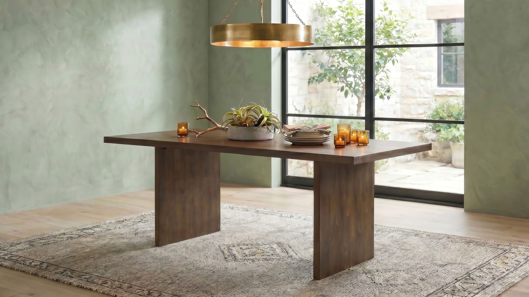 Decker 82-inch Rectangular Wood Dining Table - Image 2