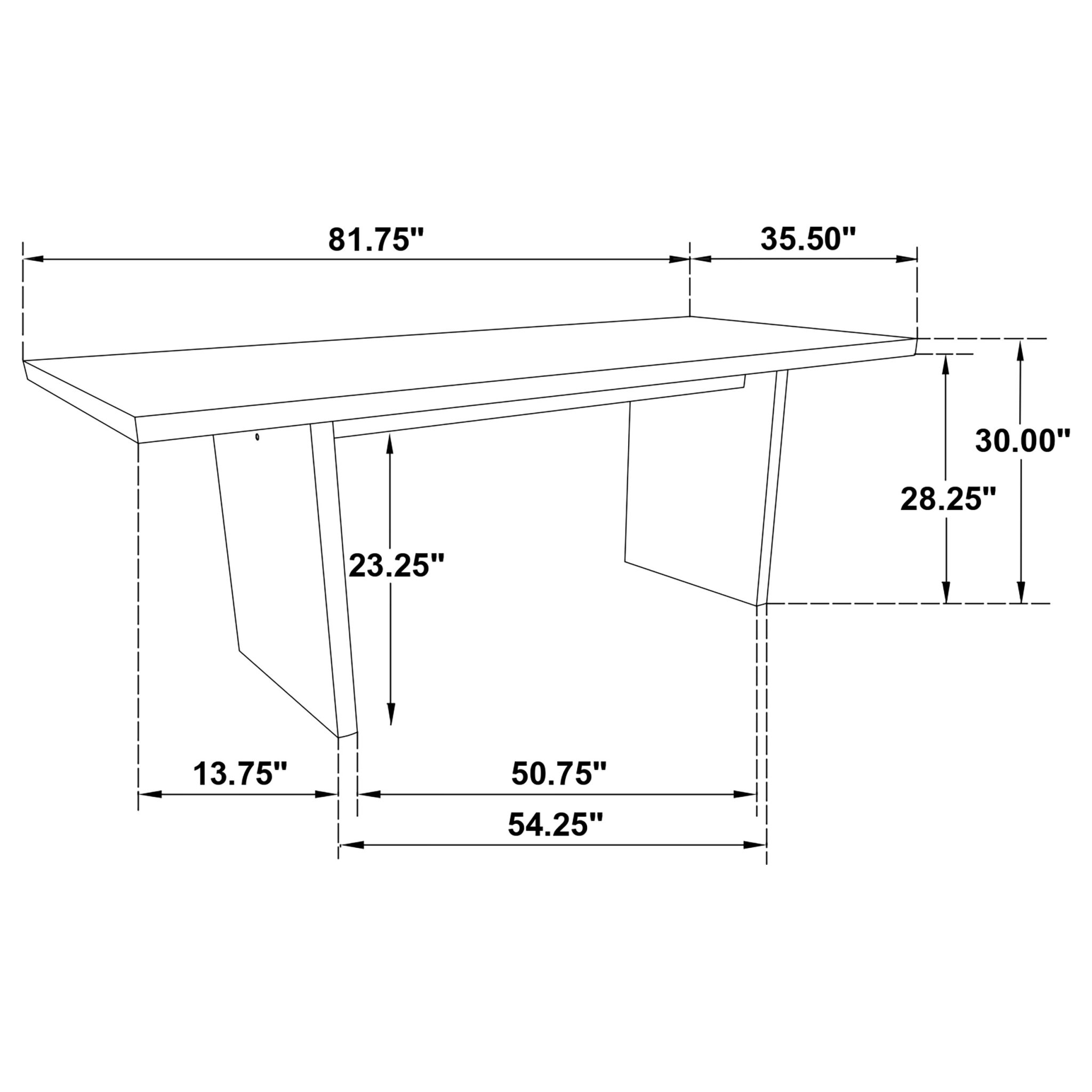 Decker 82-inch Rectangular Wood Dining Table - Image 10