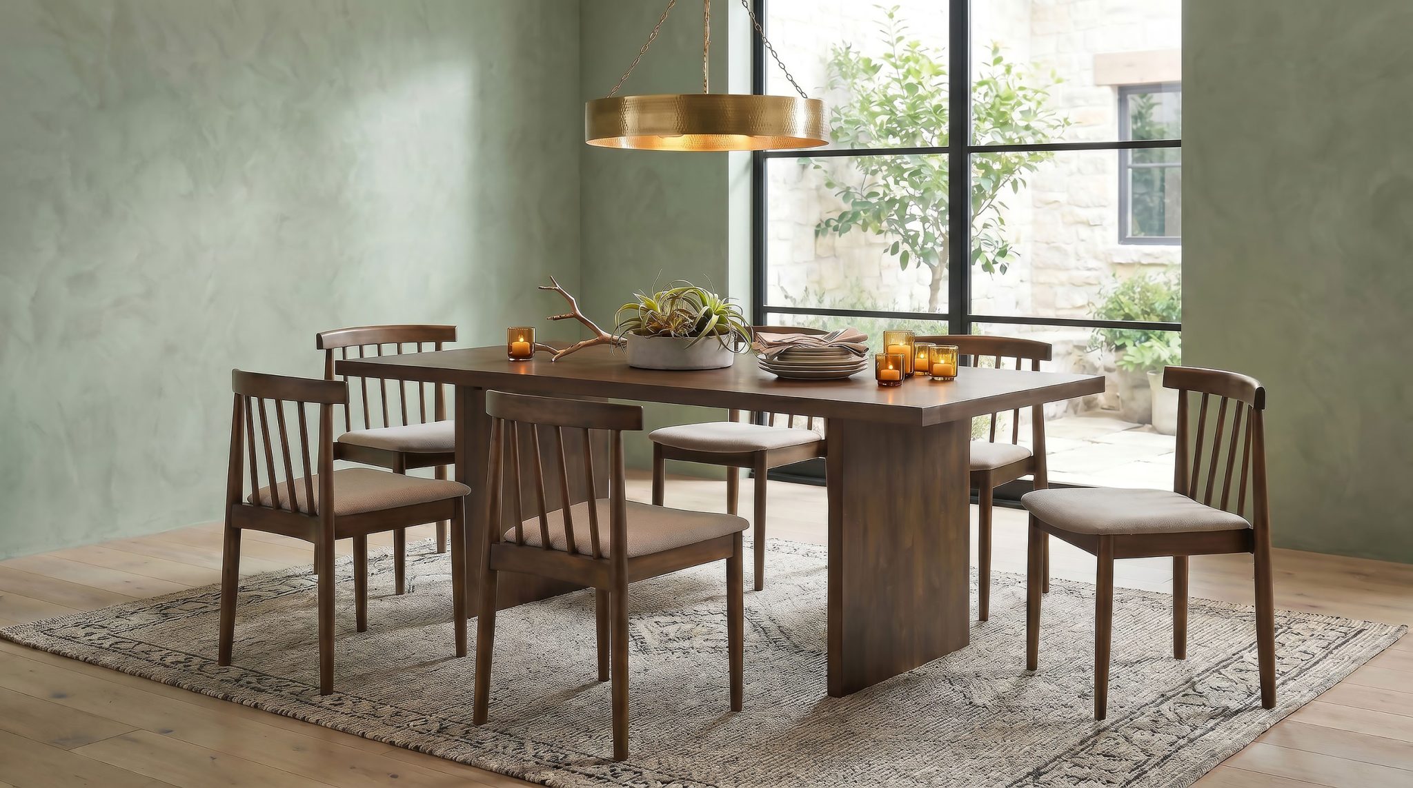 Decker 82-inch Rectangular Wood Dining Table - Image 11
