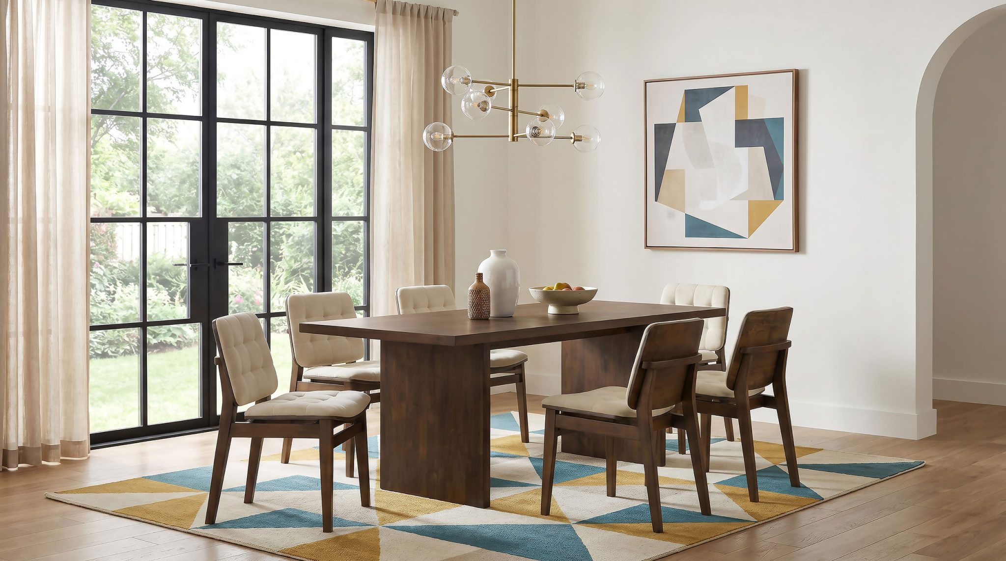 Decker 82-inch Rectangular Wood Dining Table - Image 14
