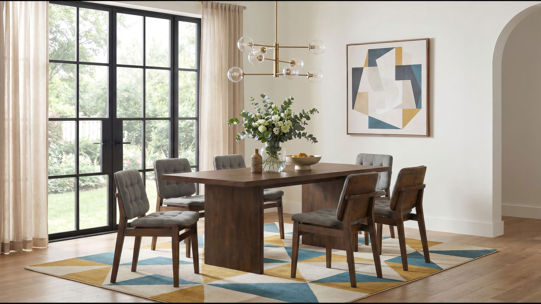 Decker 82-inch Rectangular Wood Dining Table - Image 15