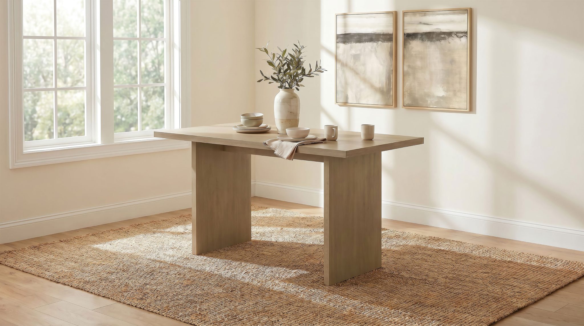 Decker 70-inch Rectangular Wood Counter Height Dining Table - Image 2