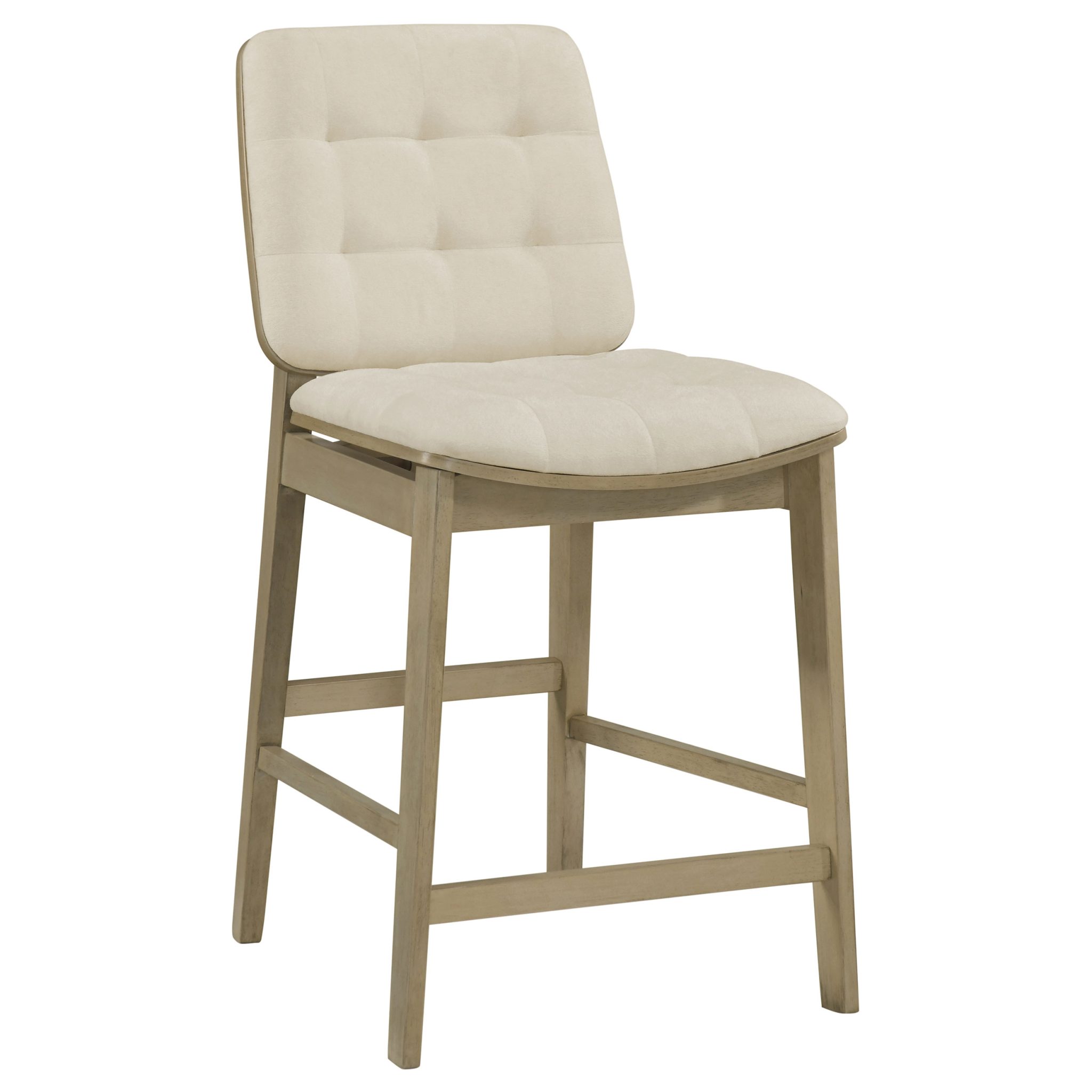Redbridge Upholstered Counter Chair Cream (Set of 2) - Image 3