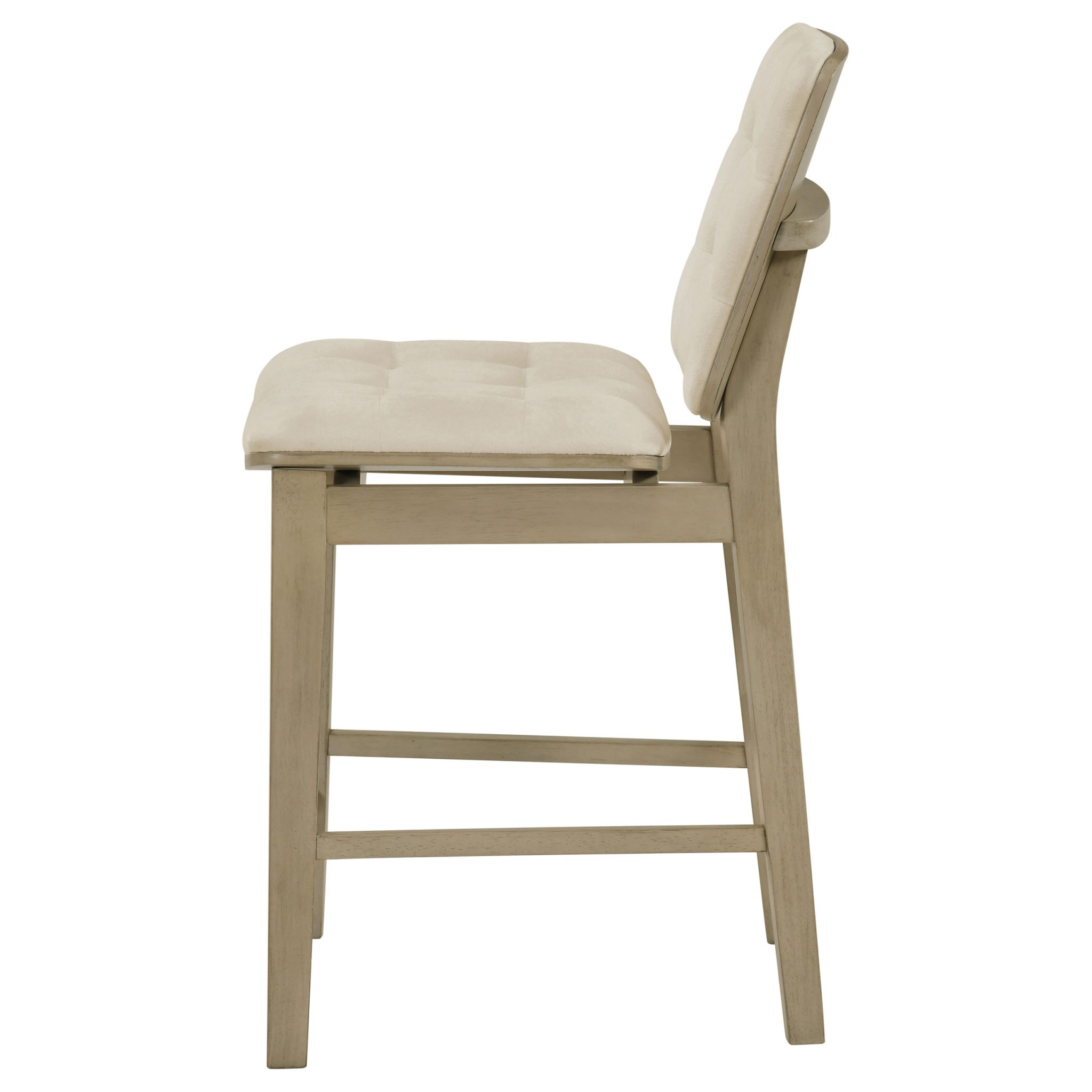Redbridge Upholstered Counter Chair Cream (Set of 2) - Image 6