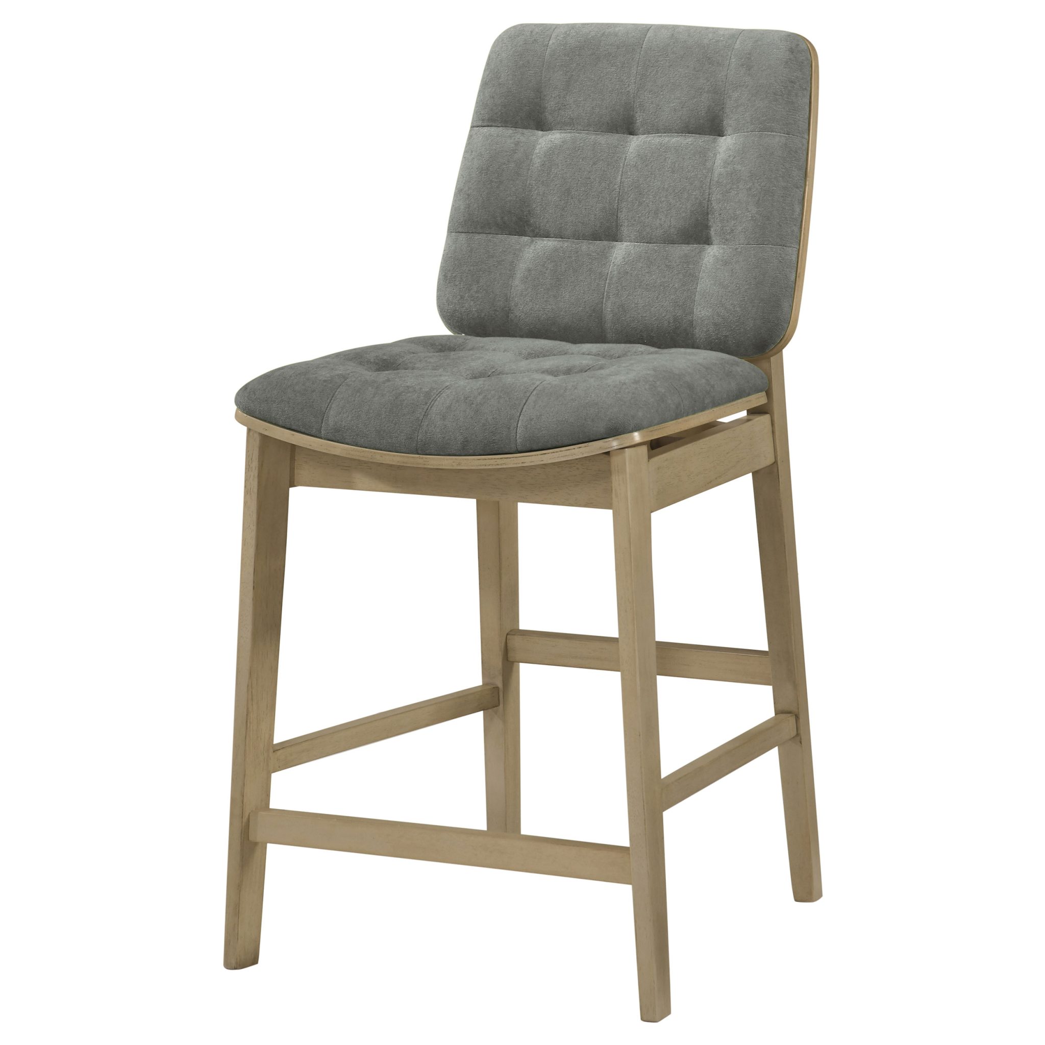 Redbridge Upholstered Counter Chair Grey (Set of 2) - Image 5