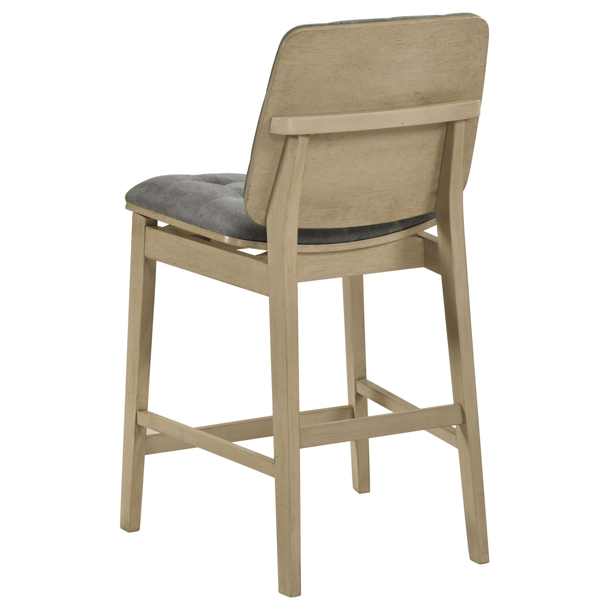 Redbridge Upholstered Counter Chair Grey (Set of 2) - Image 7