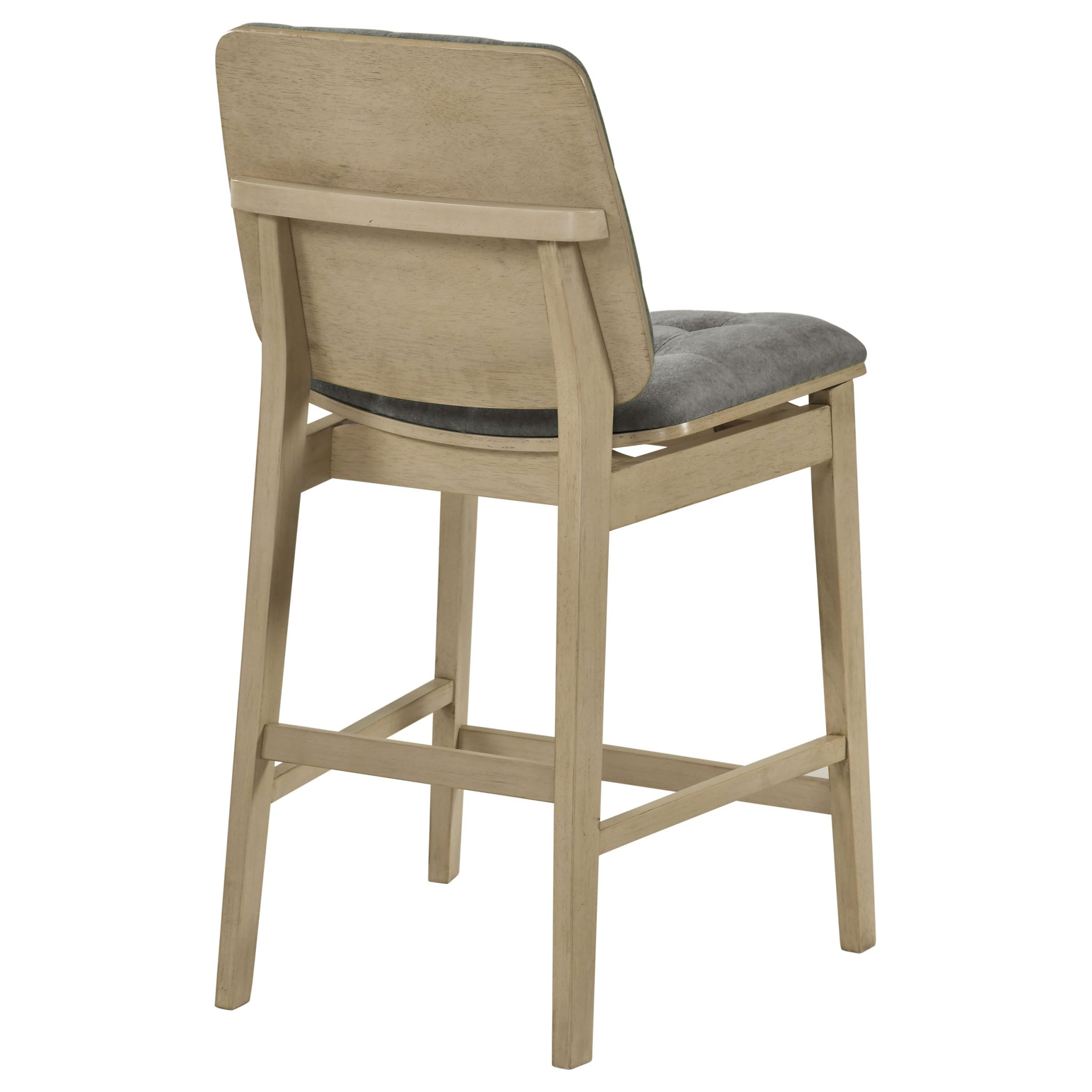Redbridge Upholstered Counter Chair Grey (Set of 2) - Image 8