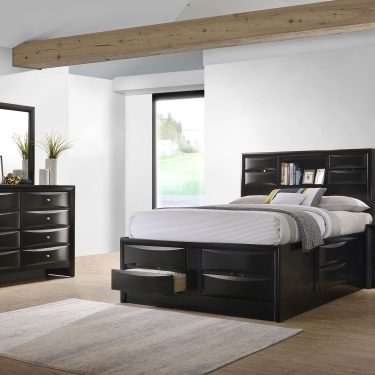 Briana Storage Bedroom Set Black