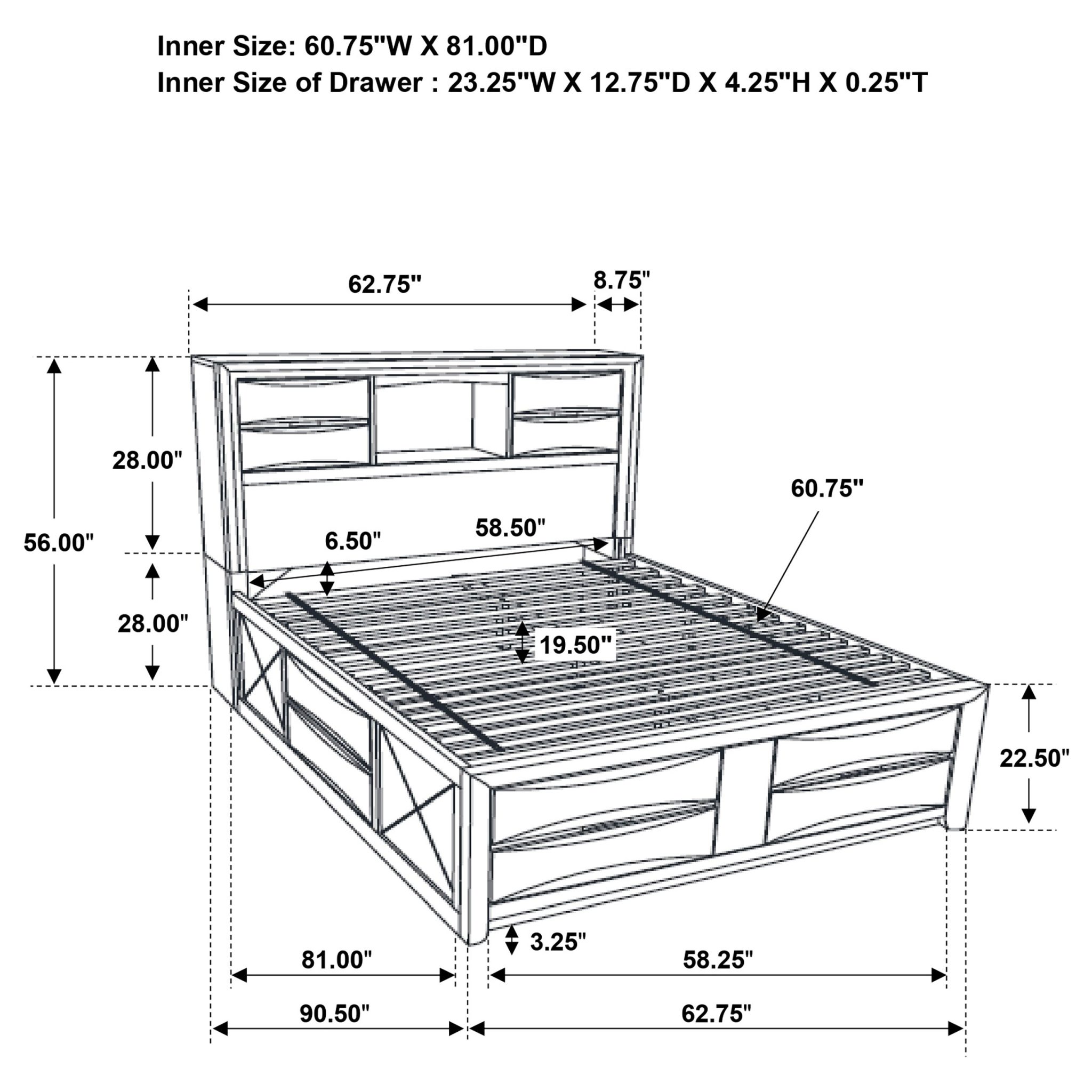 Briana Storage Bedroom Set Black - Image 11