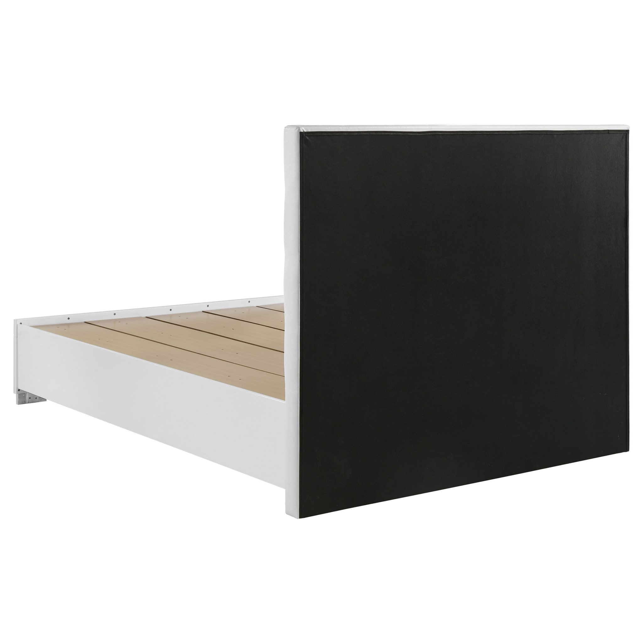 Felicity Storage Platform Bedroom Set White High Gloss - Image 4