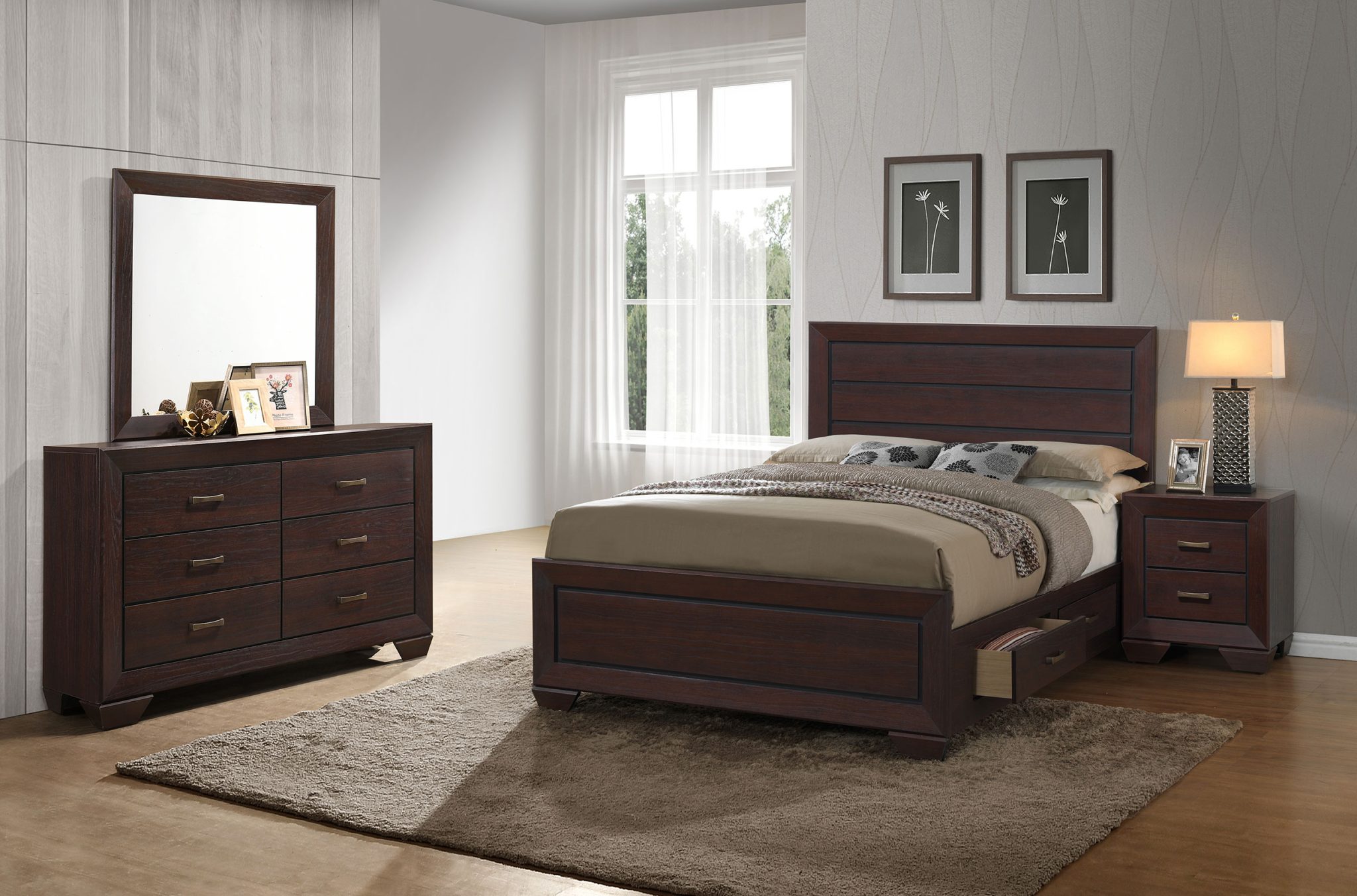Kauffman Storage Bedroom Set