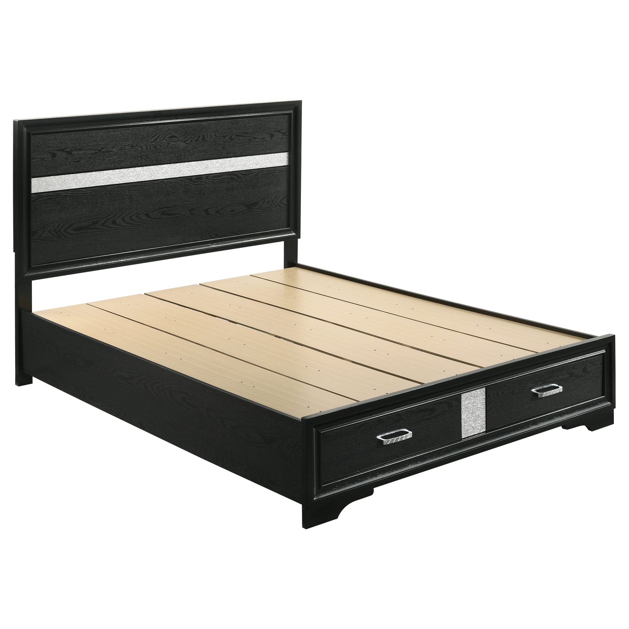 Miranda Storage Bedroom Set Black - Image 3