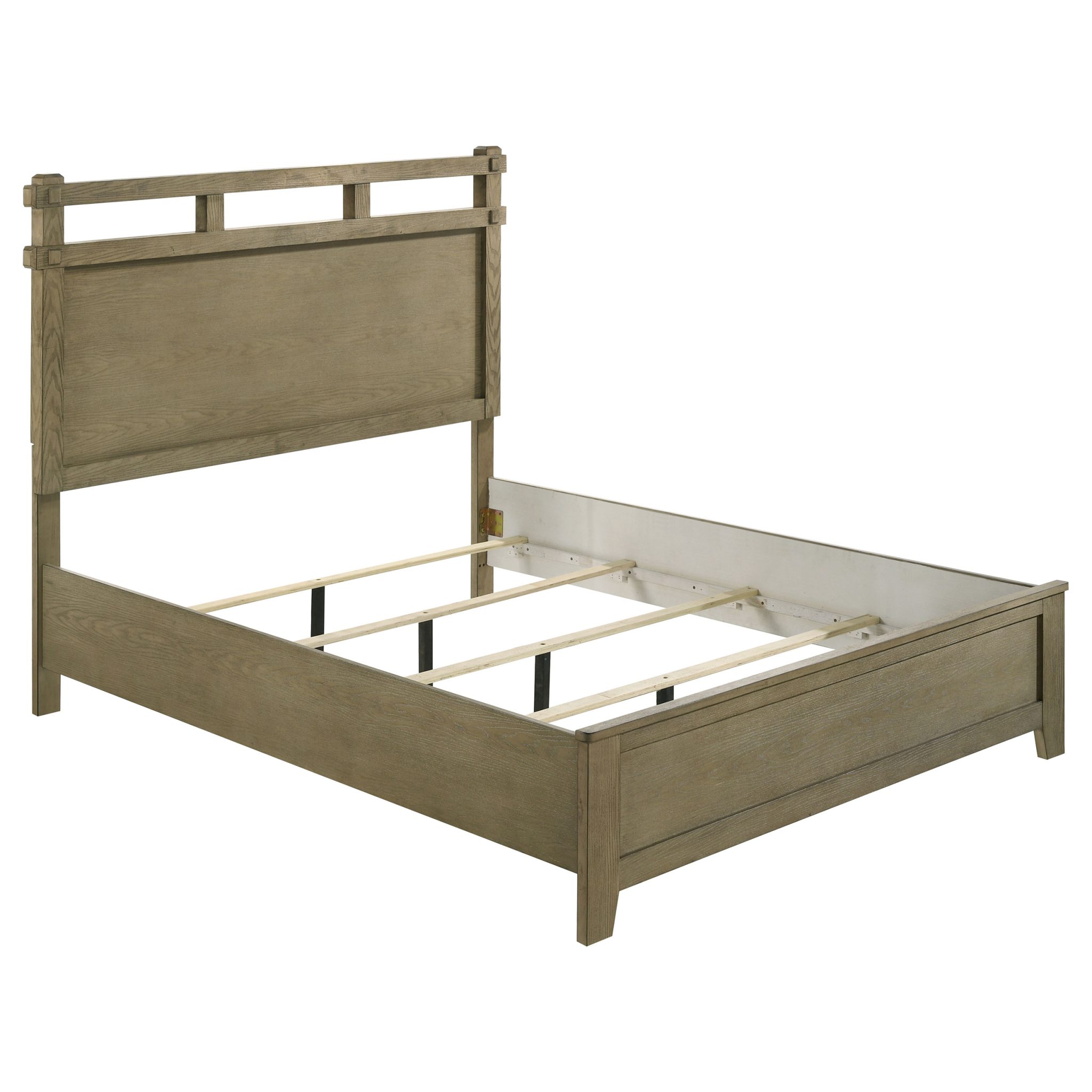Hazlewood Panel Bedroom Set Vineyard Oak - Image 3