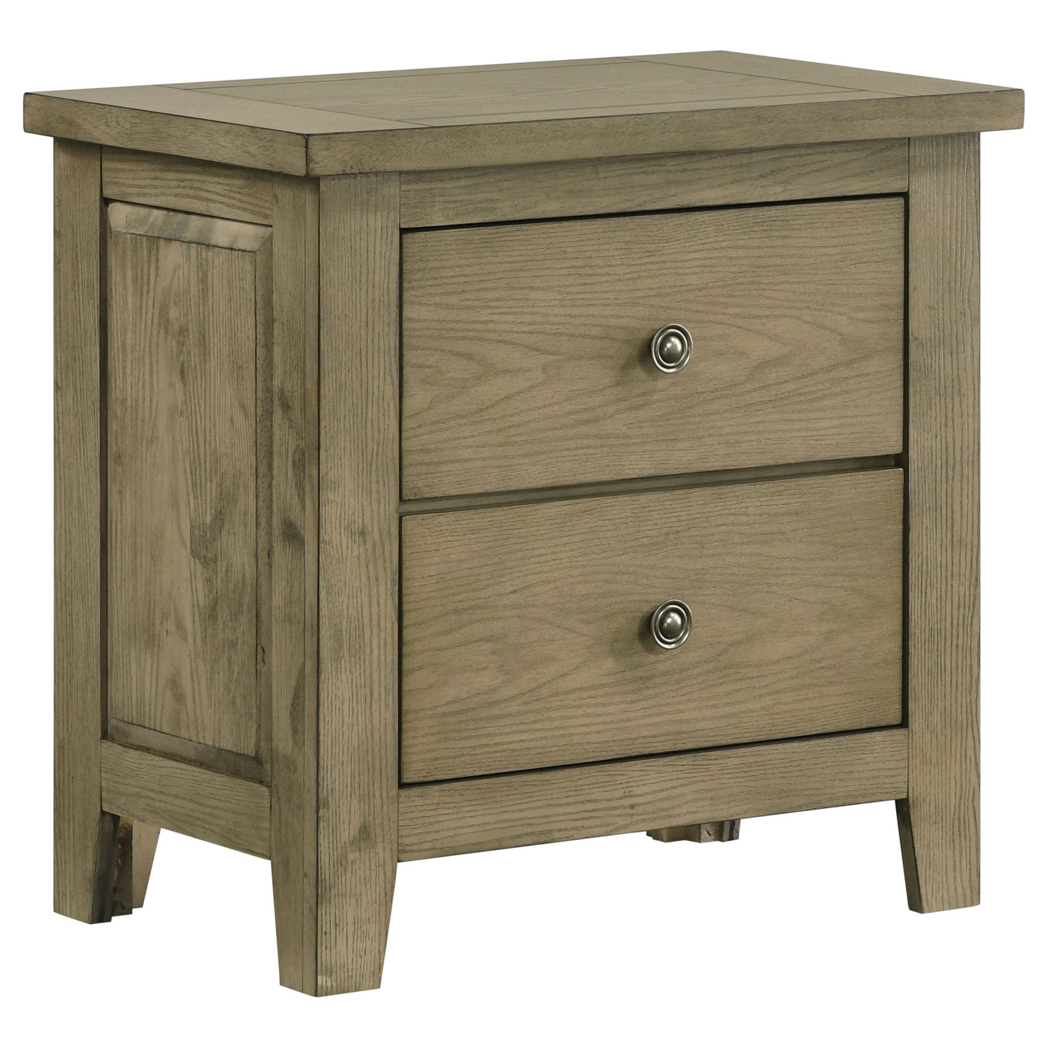 Hazlewood Panel Bedroom Set Vineyard Oak - Image 5