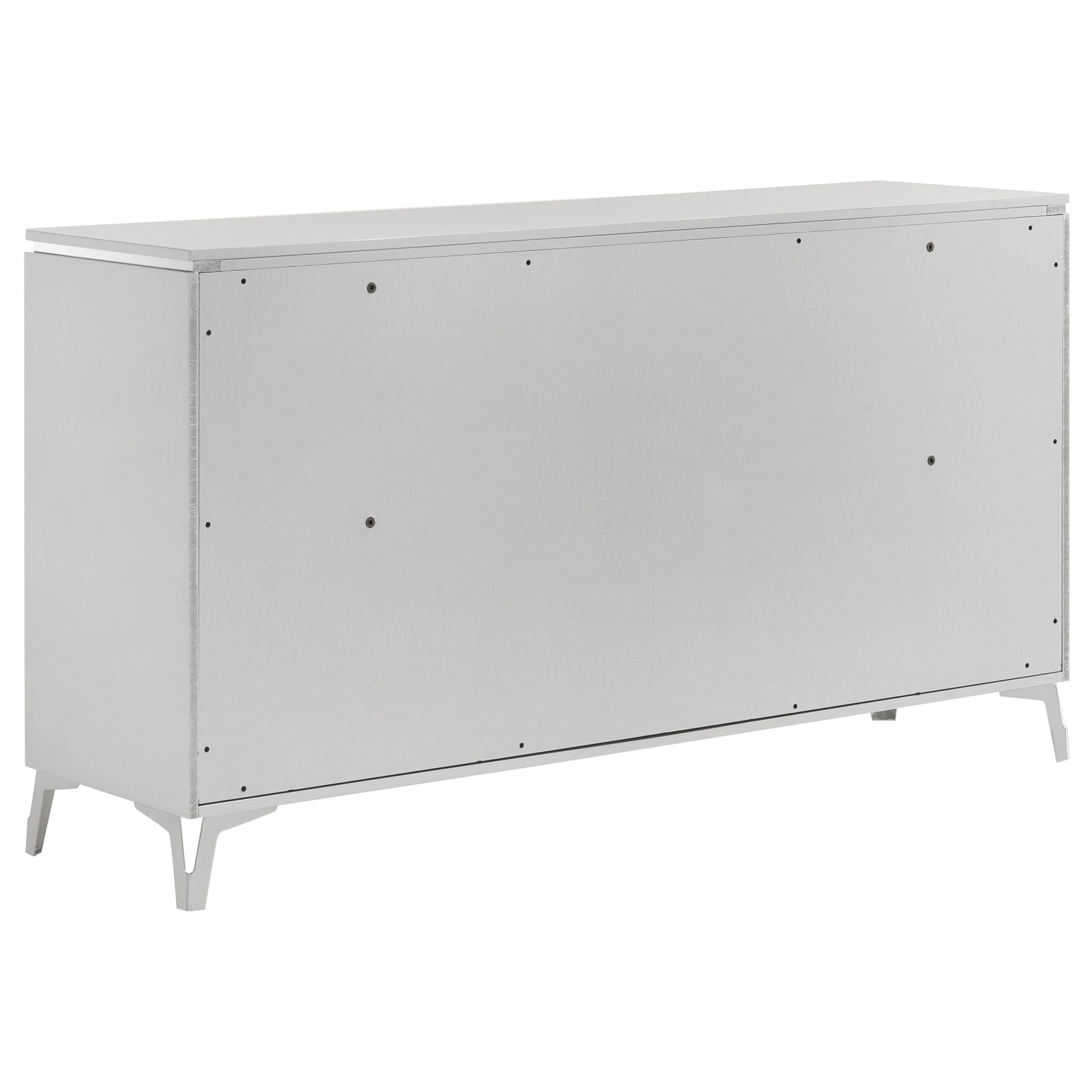Cassia LED Bedroom Set White High Gloss - Image 8