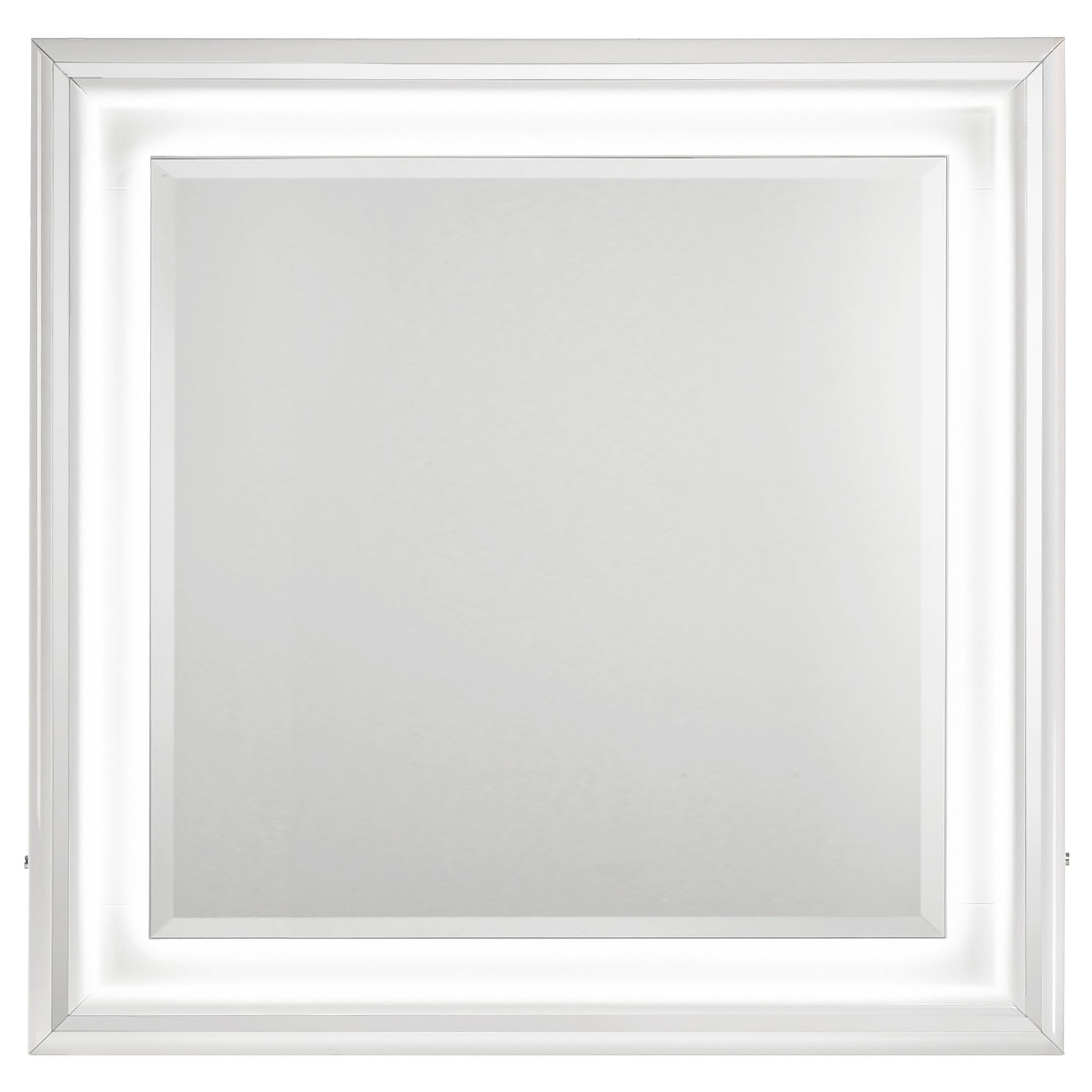 Cassia LED Bedroom Set White High Gloss - Image 10
