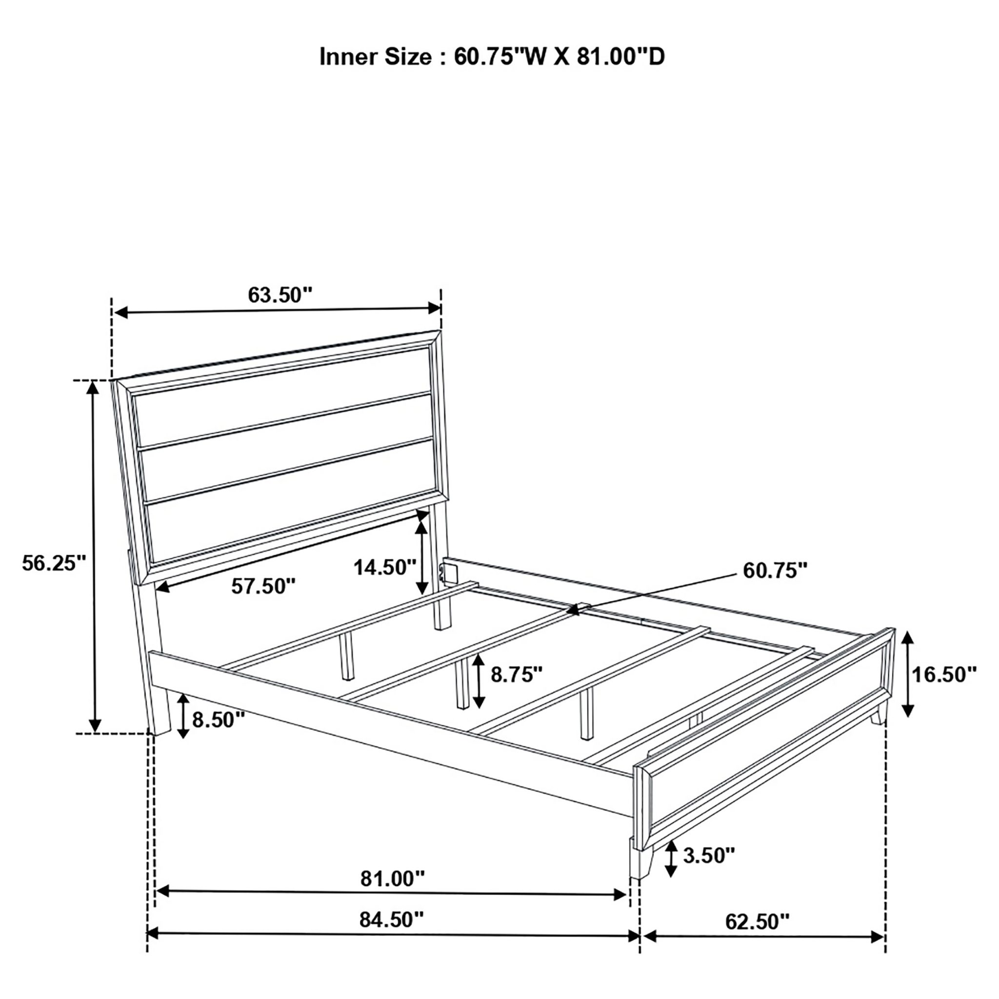 Valen Panel Bed Light Taupe - Image 9