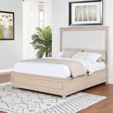 Pembroke Panel Bed Washed Oak