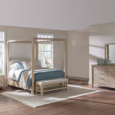Solano Canopy Bed Weathered Mango