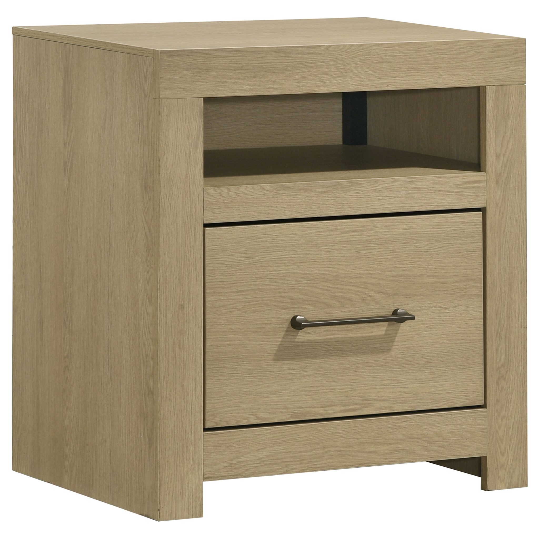 Hendricks Panel Bedroom Set Light Oak - Image 5