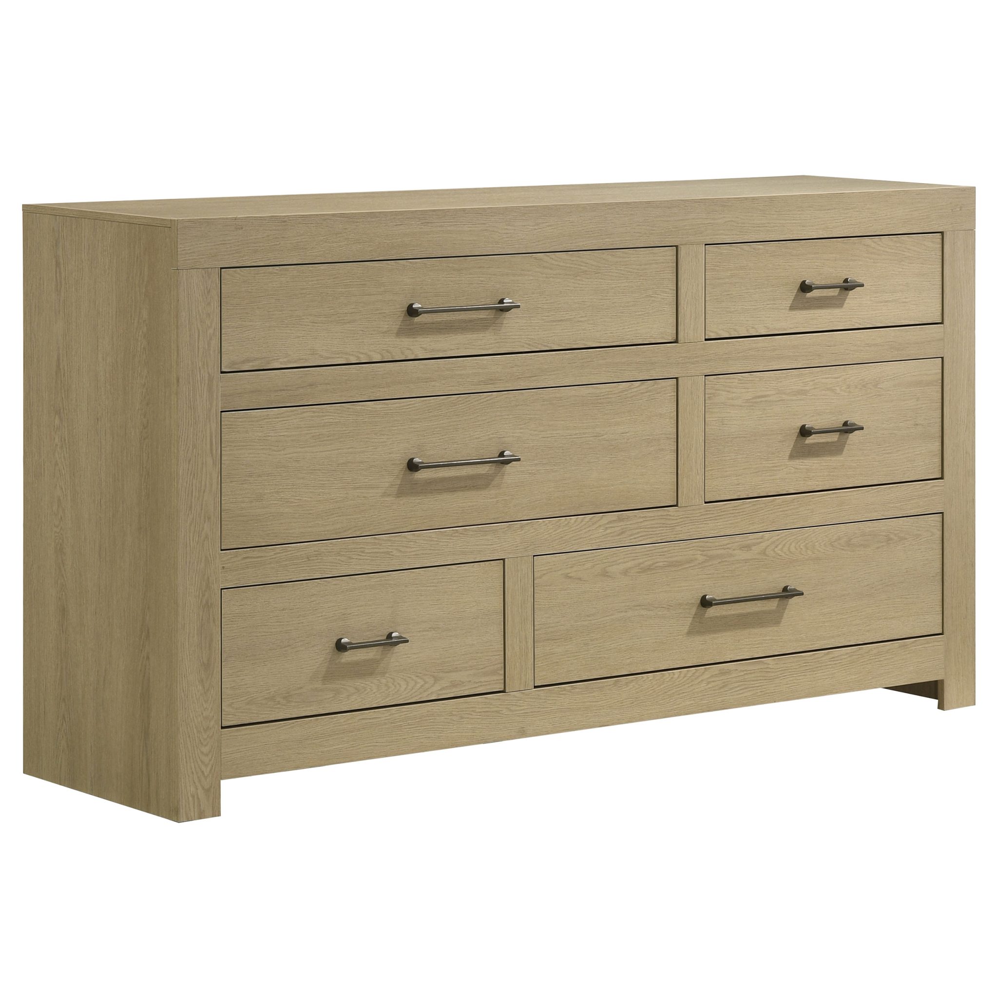 Hendricks Panel Bedroom Set Light Oak - Image 7