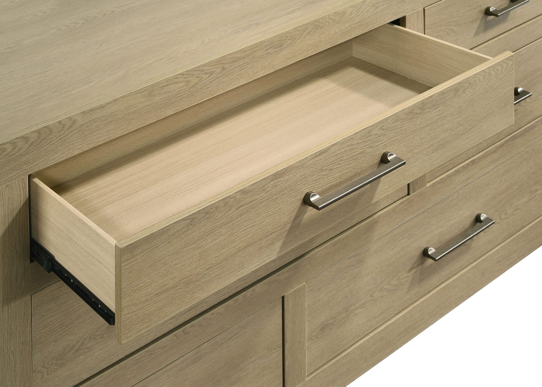 Hendricks Panel Bedroom Set Light Oak - Image 13