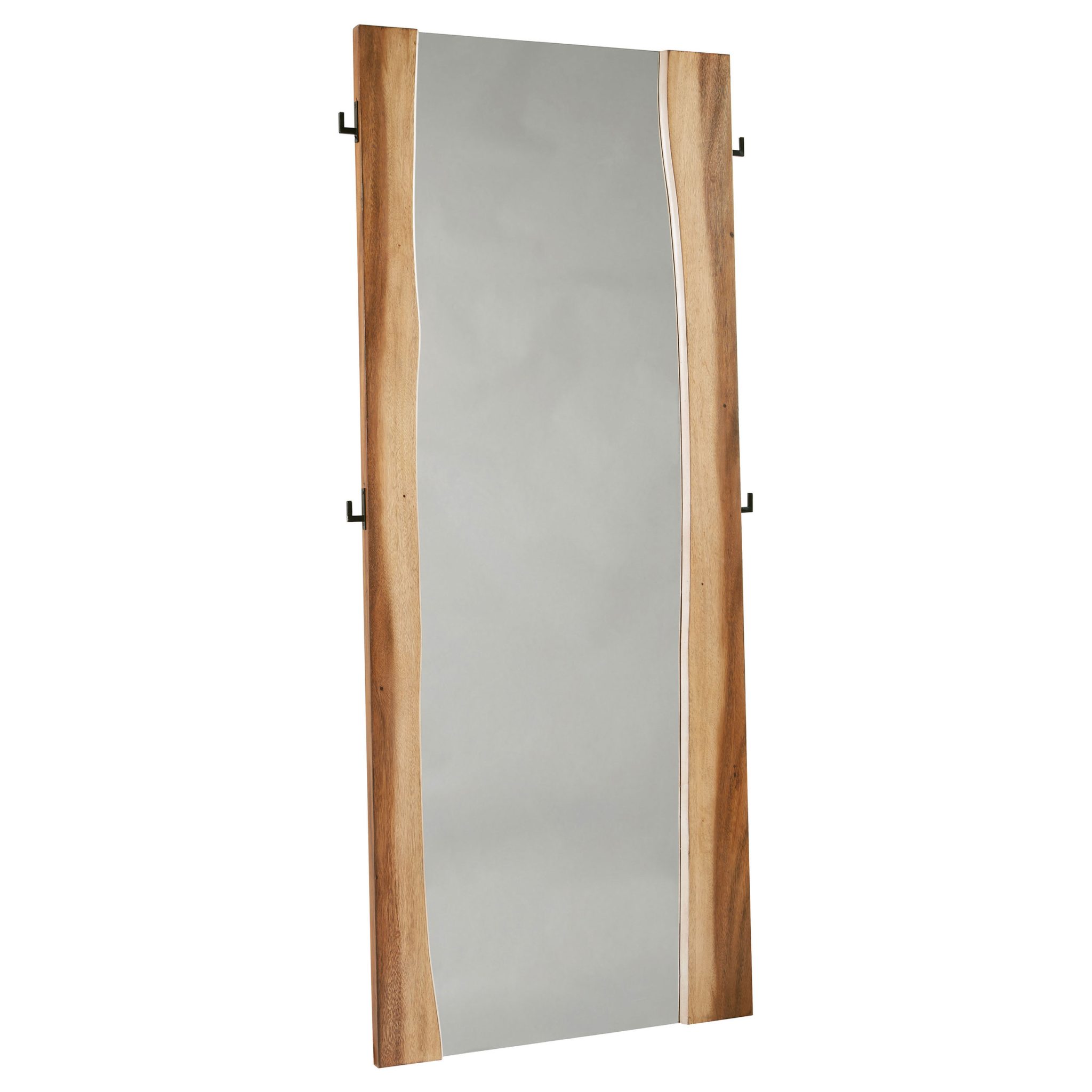 Winslow 31 x 76 Inch Standing Floor Mirror Smokey Walnut - Image 2