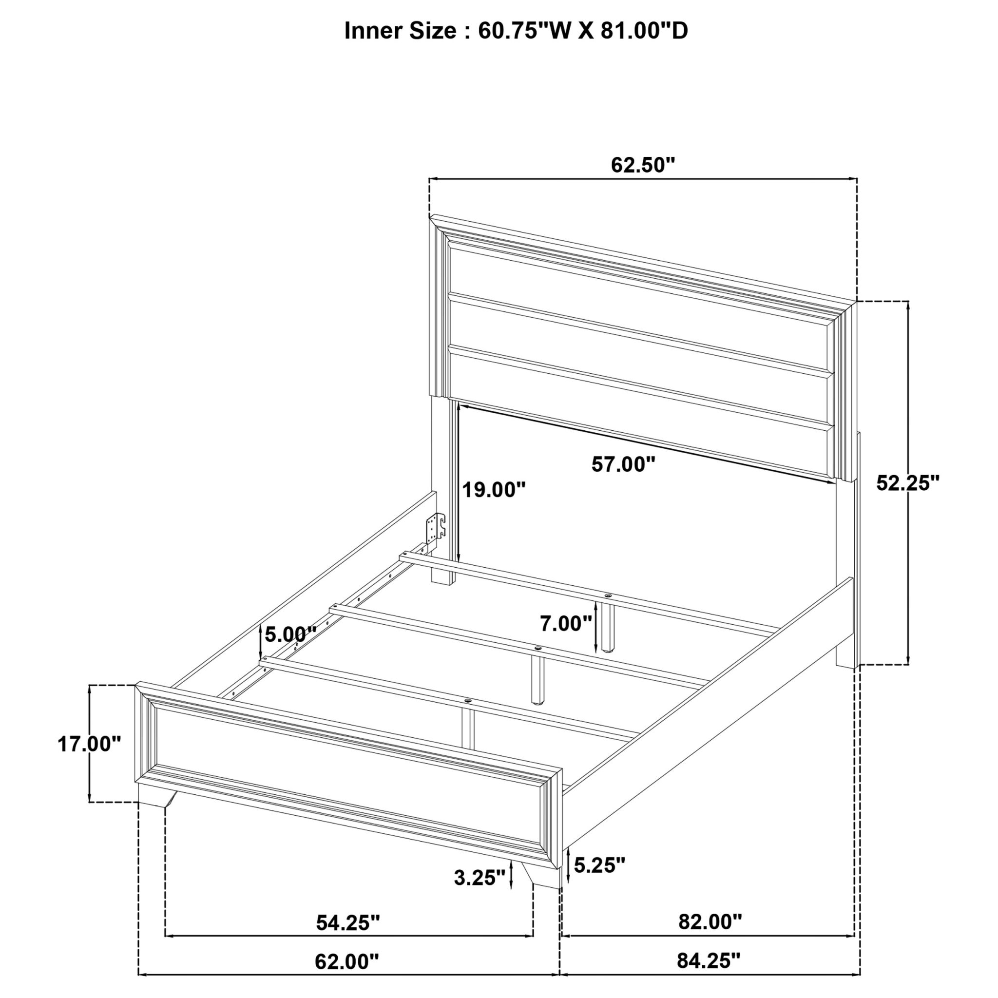 Wright Bedroom Set Brown Oak - Image 16