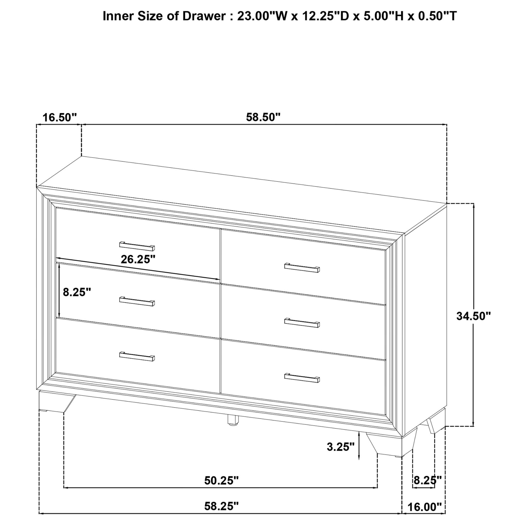 Wright Bedroom Set Brown Oak - Image 18