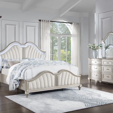 Evangeline Bedroom Set Silver Oak