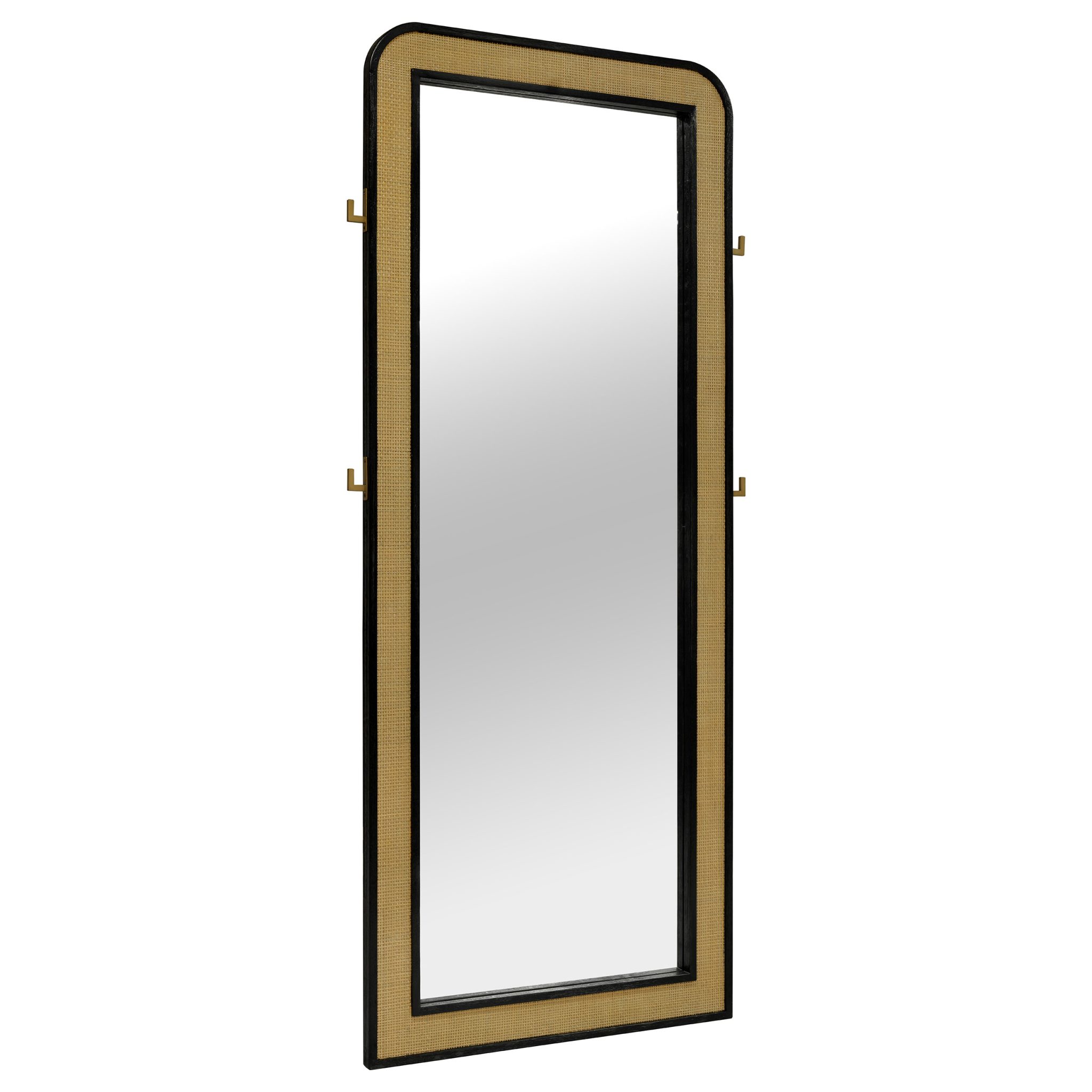 Arini Cane Weave Full Length Standing Floor Mirror - Image 2