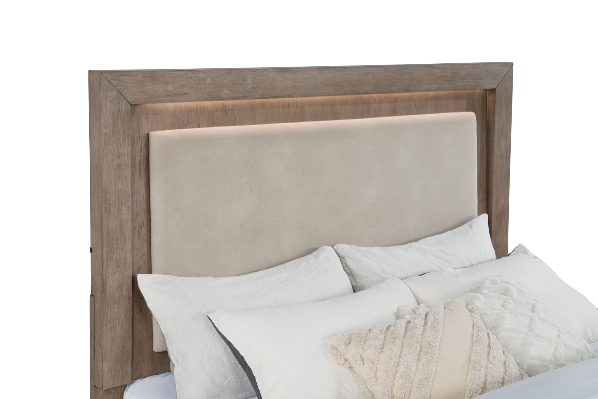 Kenora LED Storage Bed Barley Brown - Image 10