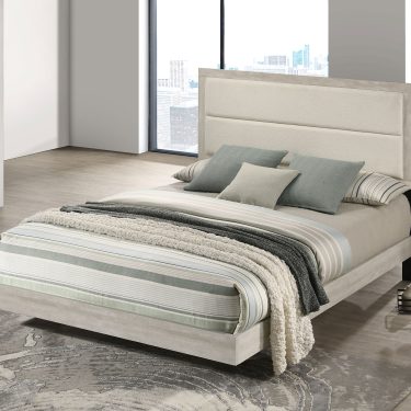 Trenton Panel Bed Rustic Cream