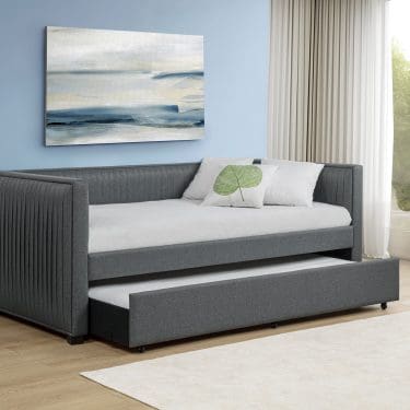 Brodie Daybed with Trundle Grey