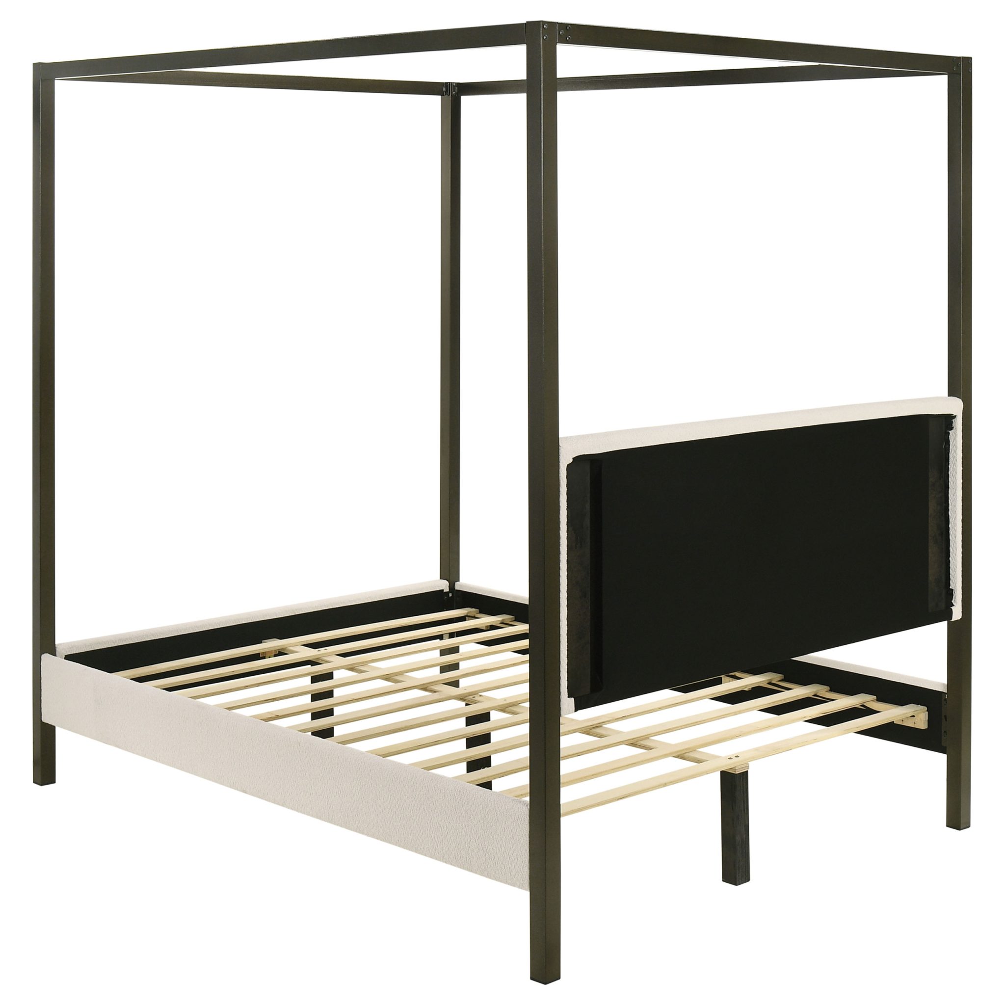 Monroe Canopy Bed Vanilla - Image 5
