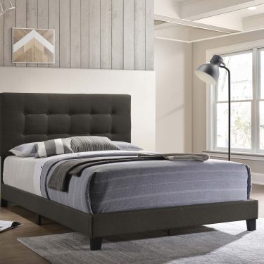 Mapes Upholstered Bed Charcoal