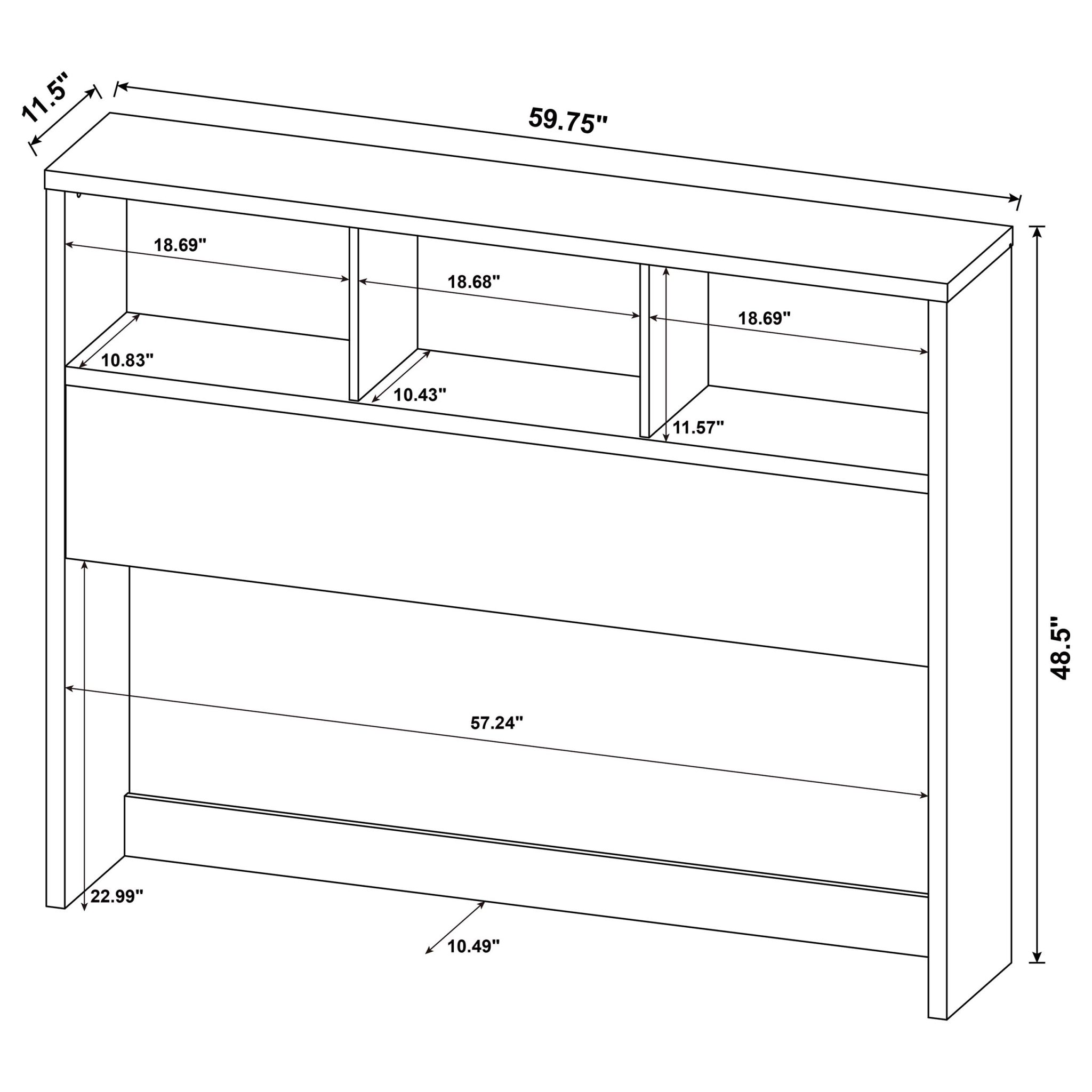 Westpark Bookcase Headboard - Image 8
