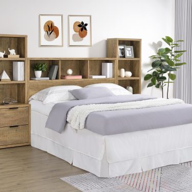 Westpark 3-Piece Bookcase Headboard Bedroom Set
