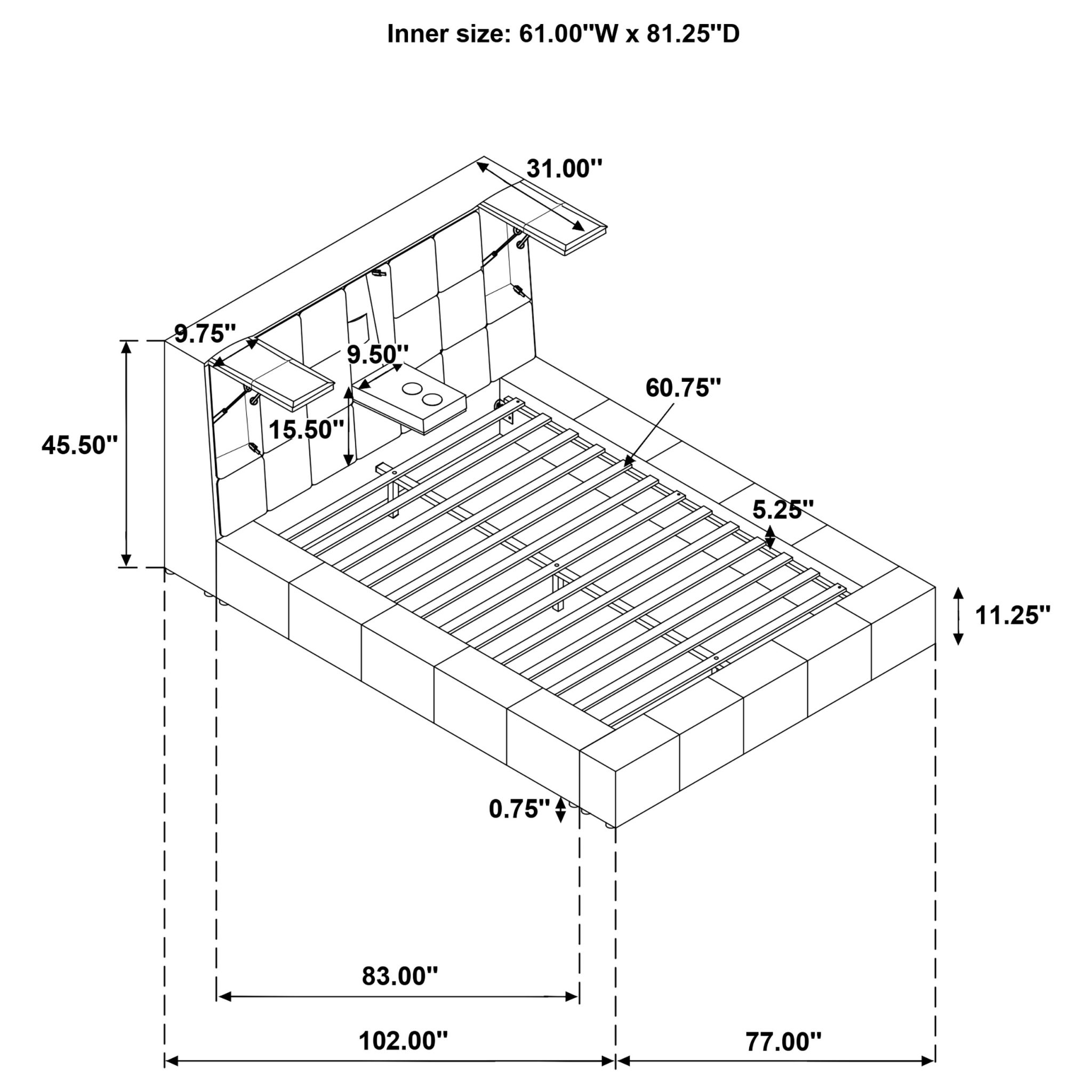Dreux Platform Bed - Image 14