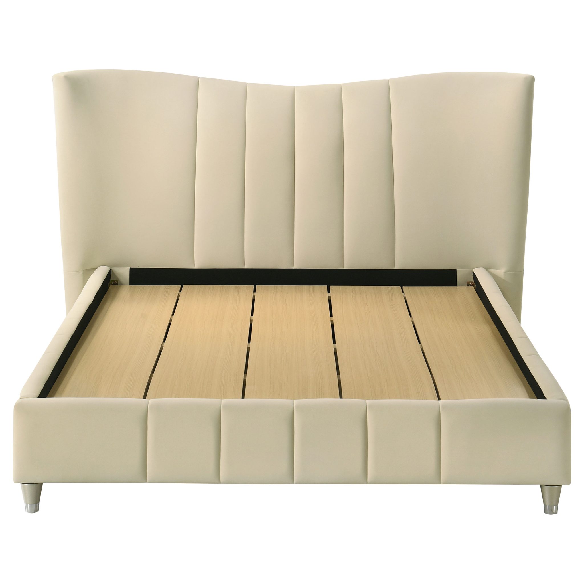 Evelyn Platform Bed Ivory - Image 4