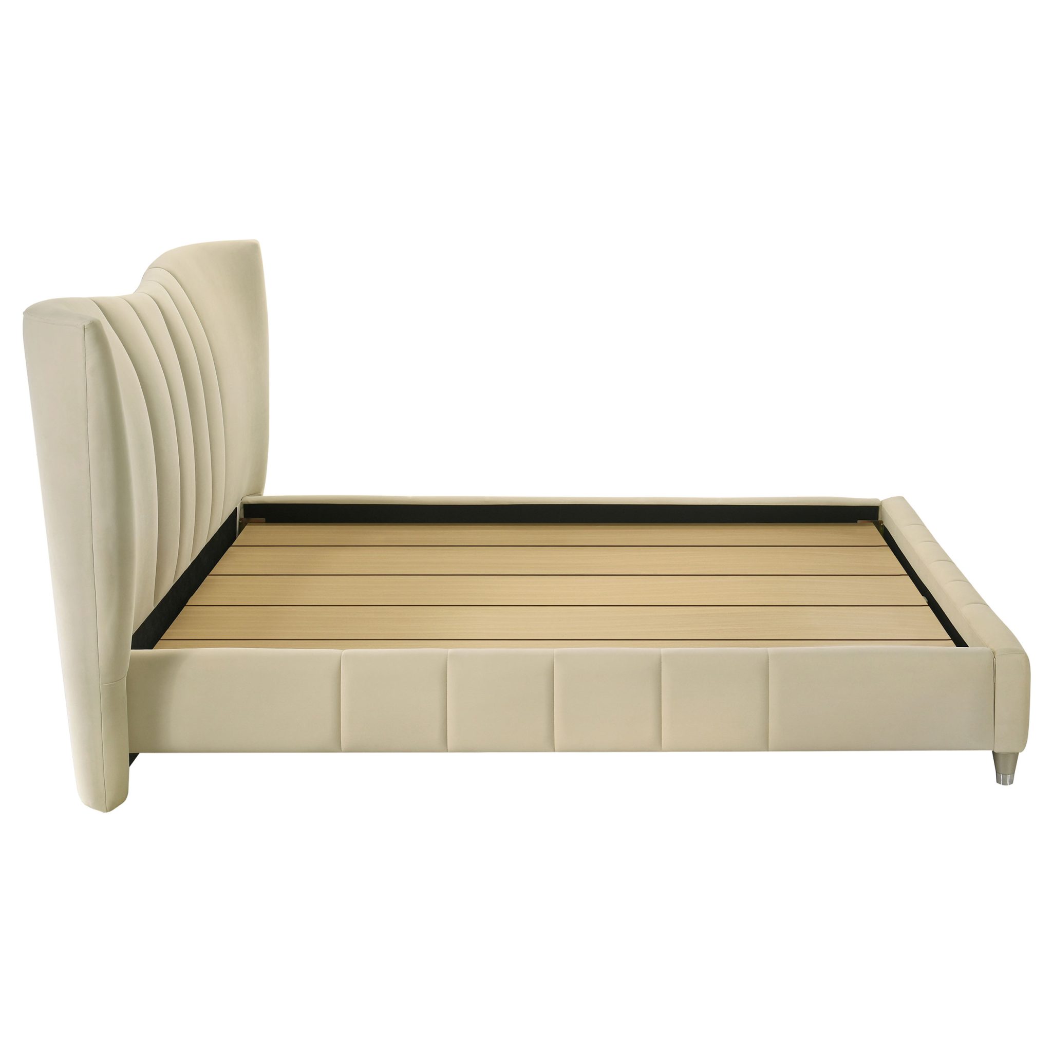 Evelyn Platform Bed Ivory - Image 7